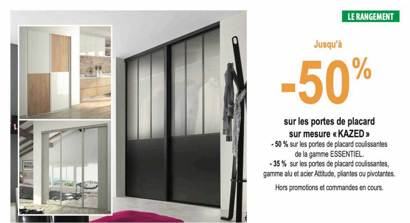 portes de placard sur mesure «kazed»