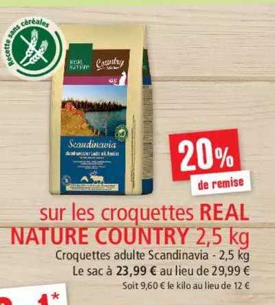 real nature country croquette adult scandinavia