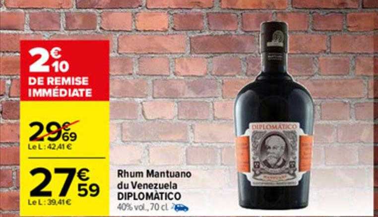 rhum mantuano du venezuela diplimàtico