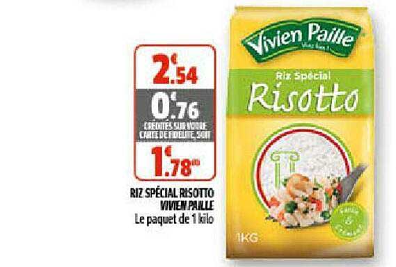 riz spécial risotto vivien paille