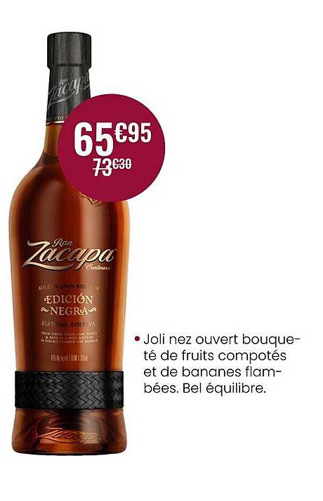 ron zacapa edición negra