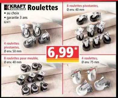 roulettes kraft werkzeuge