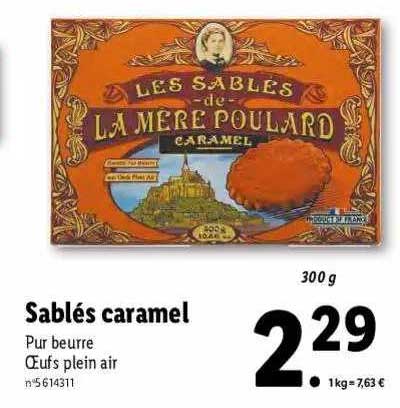 Sablés Caramel