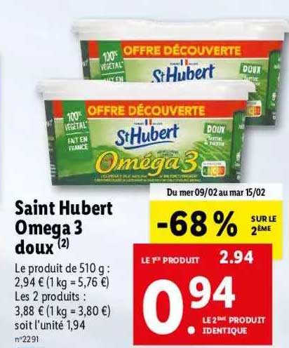 saint hubert oméga 3 doux