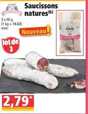 Saucisson Natures