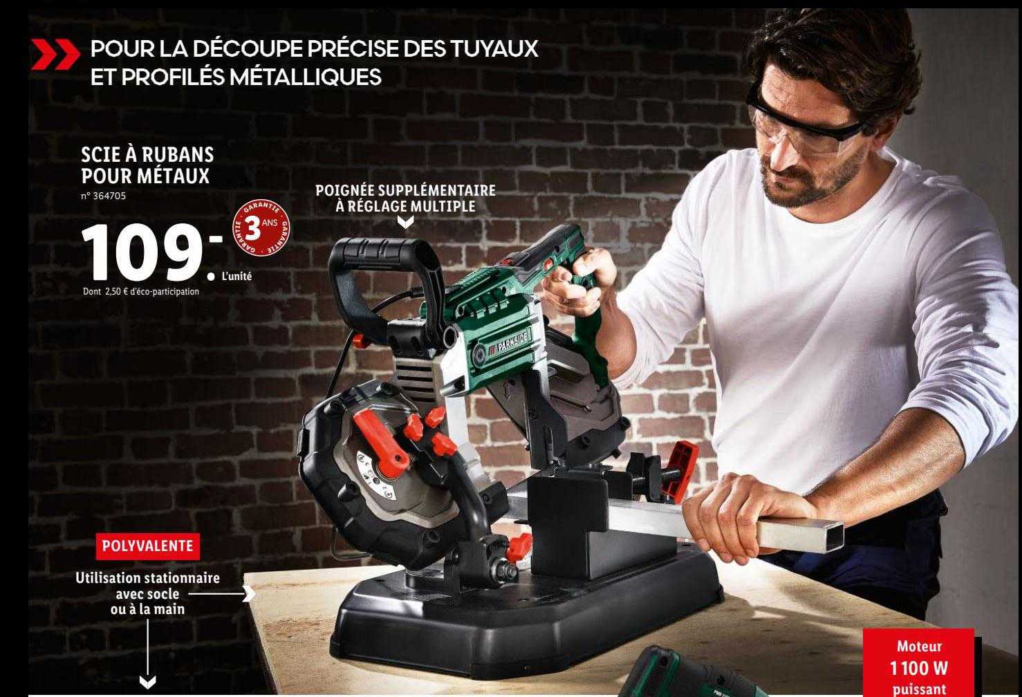 scie à rubans pour métaux