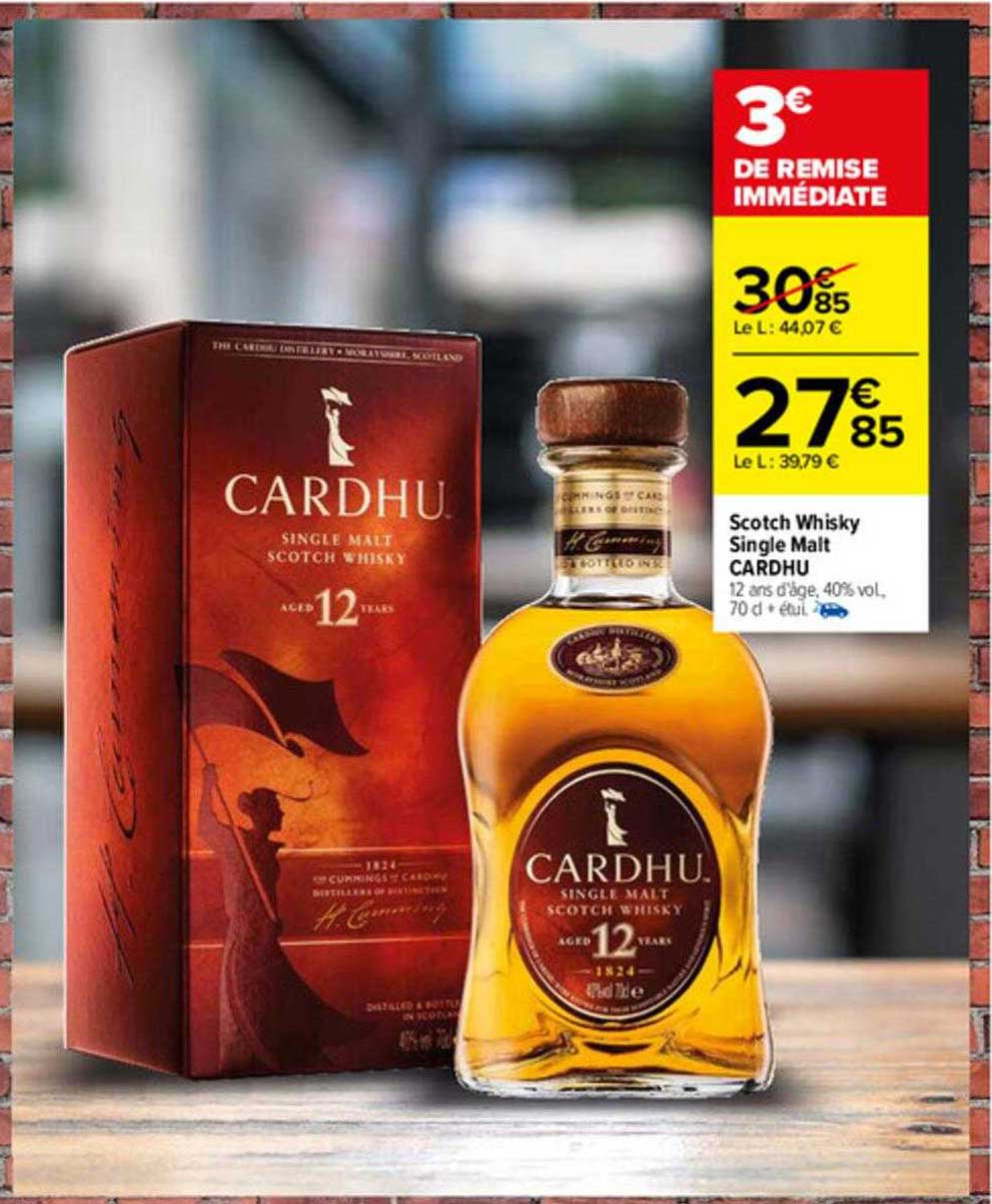 scotch whisky single malt cardhu