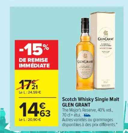 scotch whisky single malt glen grant