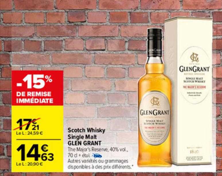 scotch whisky single malt glen grant