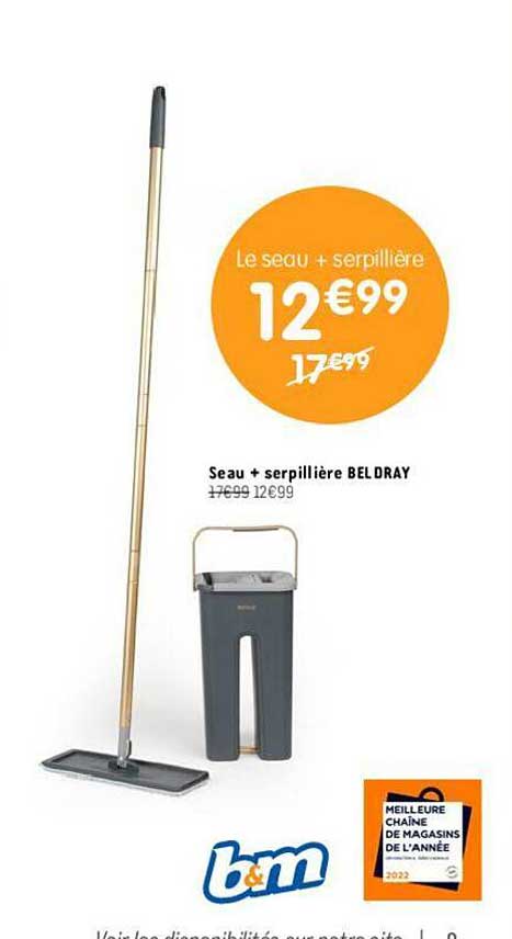 Seau + Serpillière Beldray