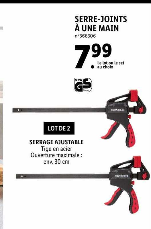 serre-joints à une main