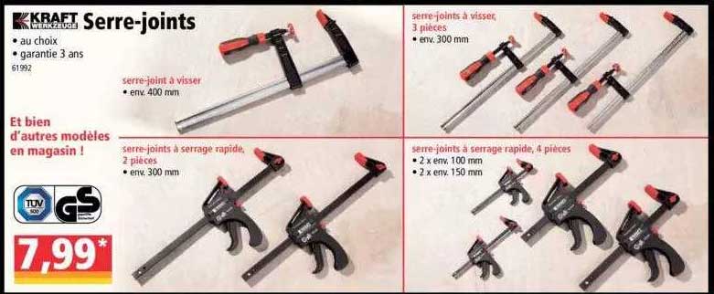serre-joints kraft werkzeuge