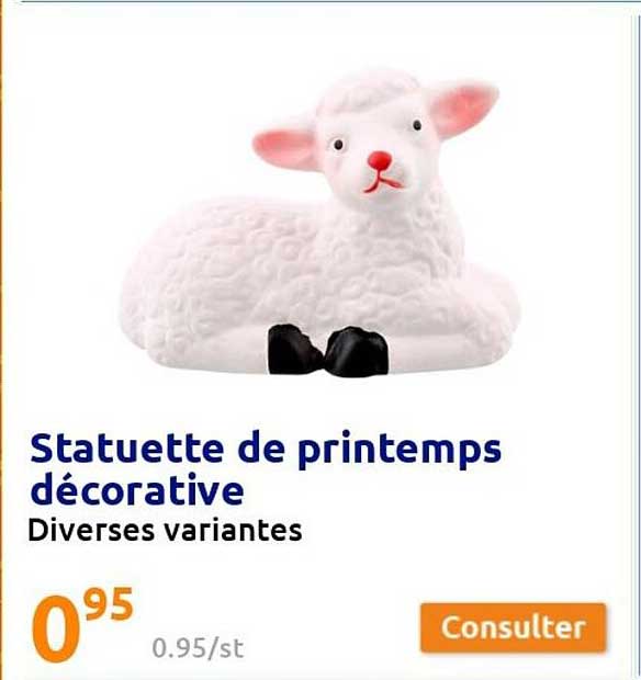 statuette de printemps décorative