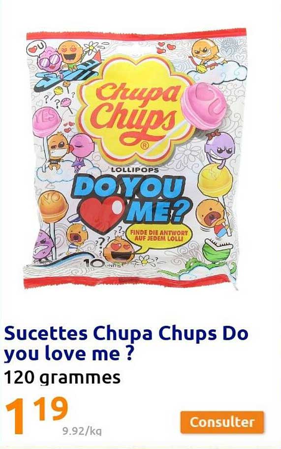 sucettes chupa chups do you love me ?