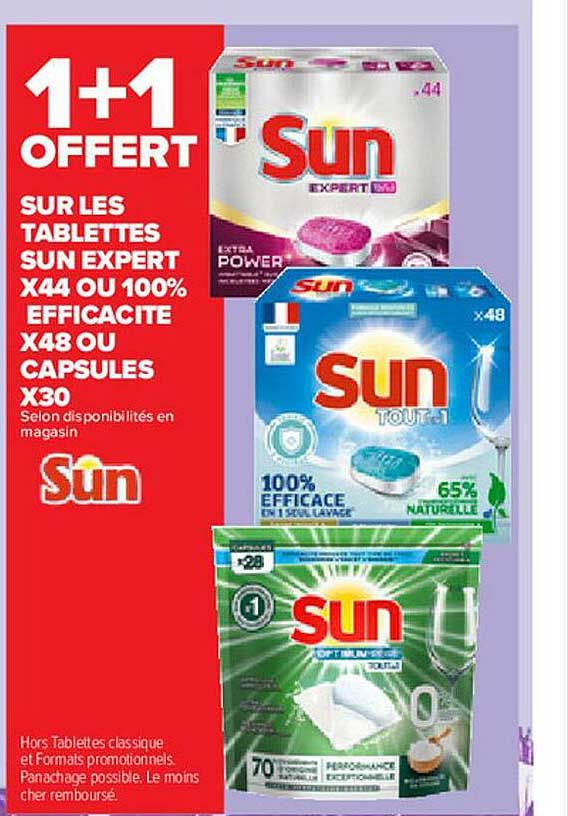Tablettes Sun Expert X44 Ou 100% Efficacité X48 Ou Capsules X30