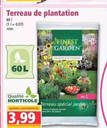 Terreau De Plantation Finest Garden