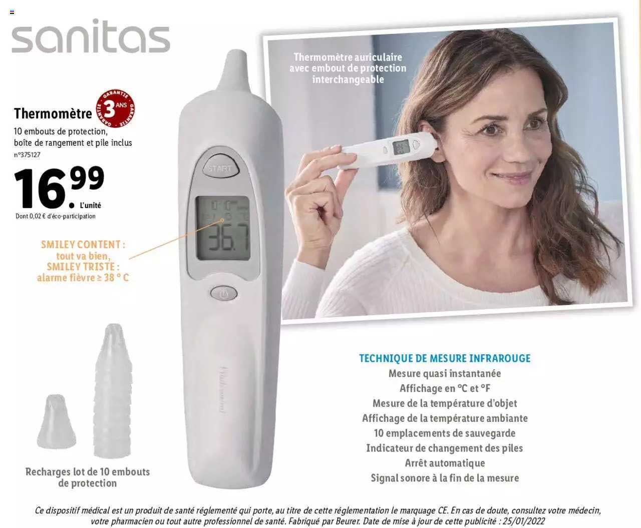 thermomètre sanitas