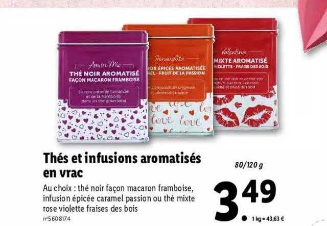 Thés Et Infusions Aromatisés En Vrac