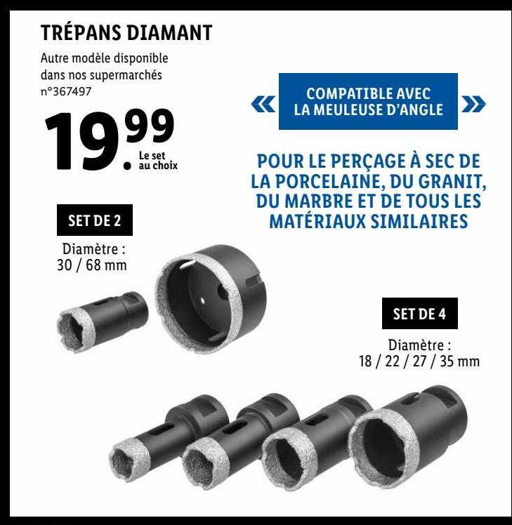 trépans diamant
