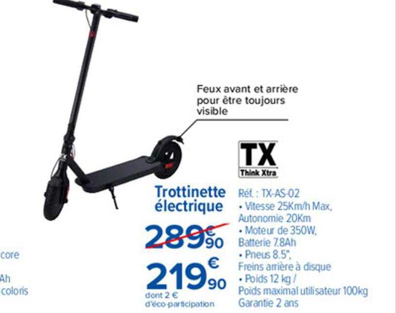 Trottinette électrique Tx