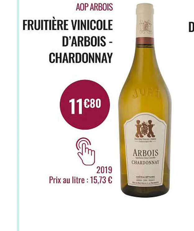 aop arbois fruitière vinicole d'arbois - chardonnay 2019