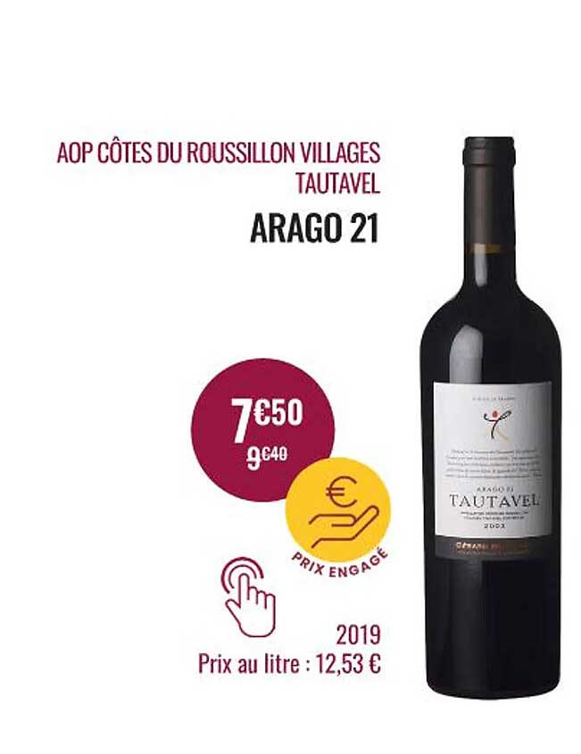 Aop Côtes Du Roussillon Villlages Tautavel Arago 21