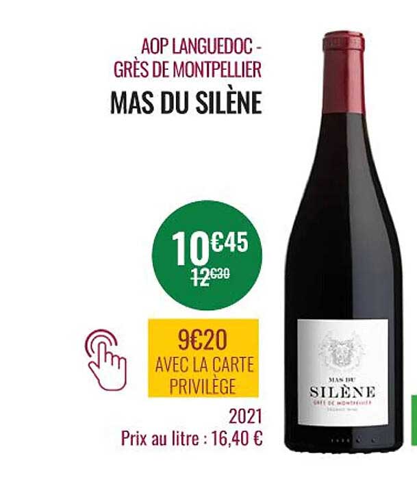 aop languedoc - grès de montpellier mas du silène 2021