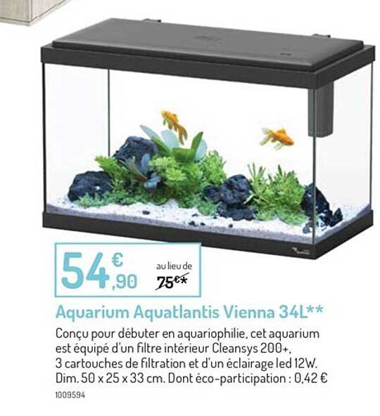 Aquarium Aquatlantis Vienna 34l