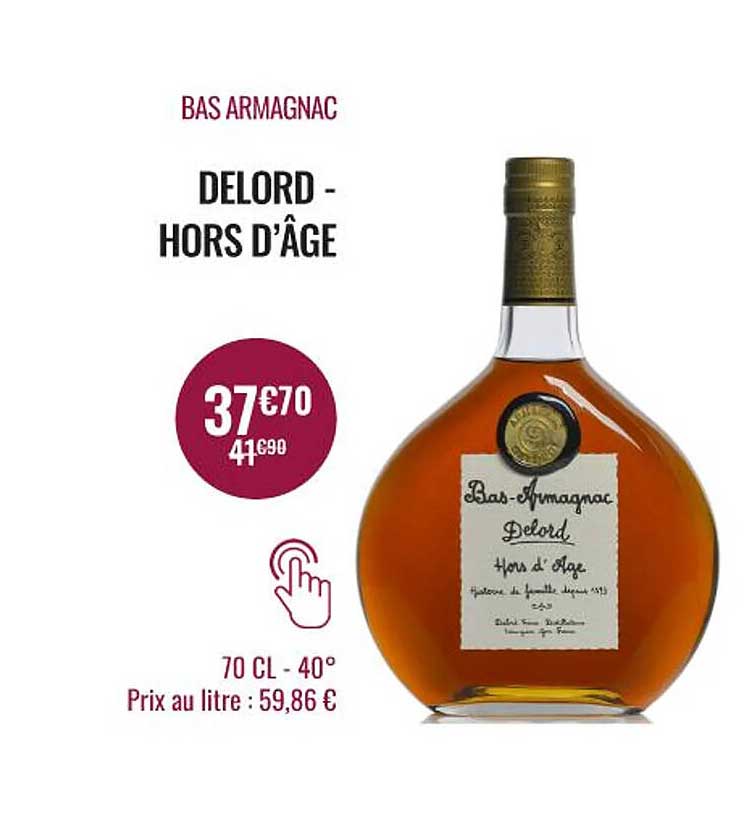 bas armagnac delors - hors d'âge