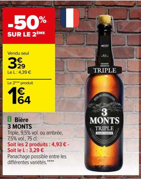 bière 3 monts