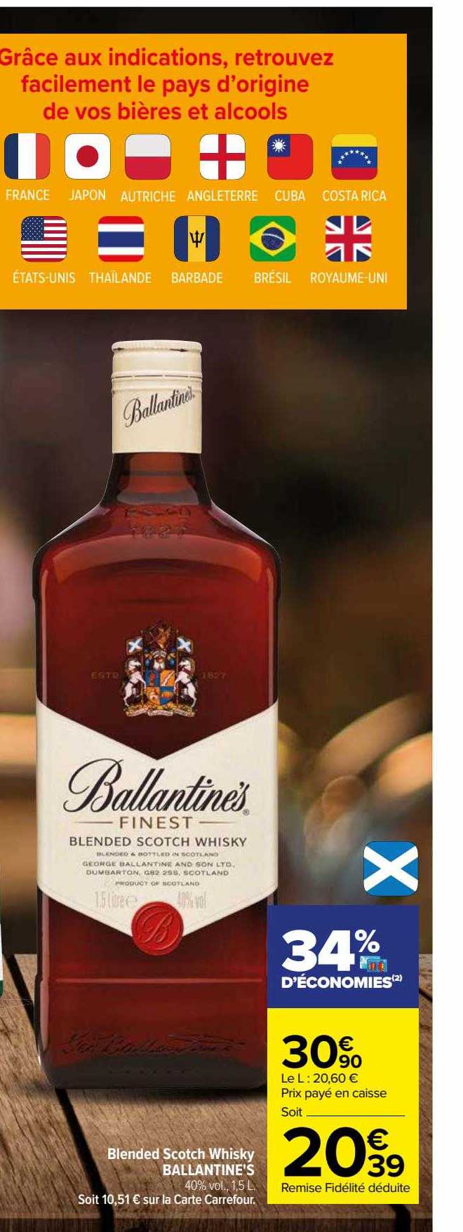 Blended Scotch Whisky Ballantine's
