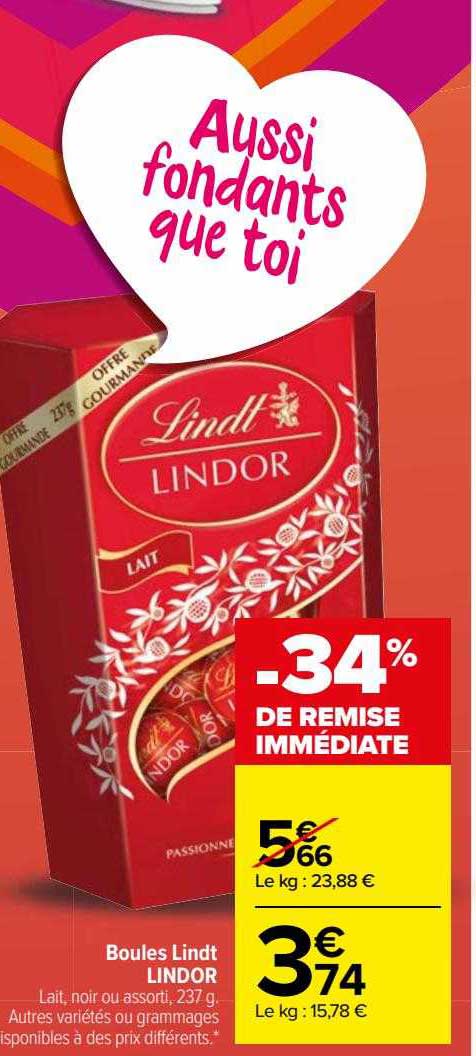 Boules Lindt Lindor