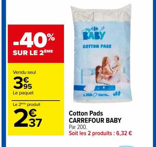 cotton pads carrefour baby