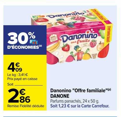 Danonino "offre Familiale" Danone