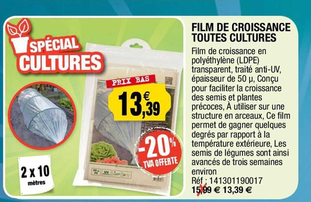film de croissance toutes cultures