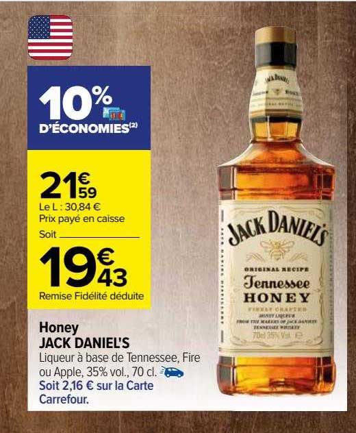 honey jack daniel's