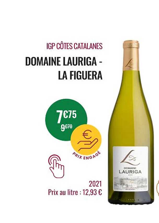 igp côtes catalanes domaine lauriga - la figuera 2021