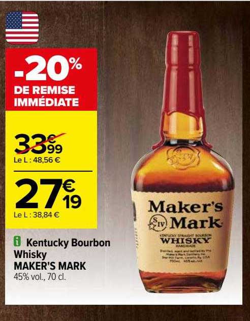 kentucky bourbon whisky maker's mark