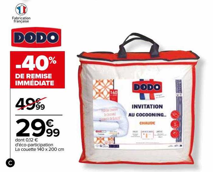 La Couette 140 X 200 Cm Dodo