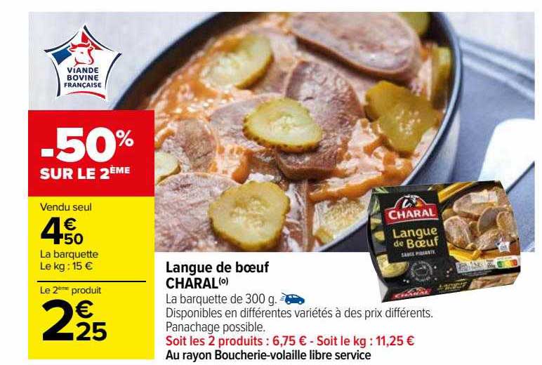 Langue De Bœuf Charal