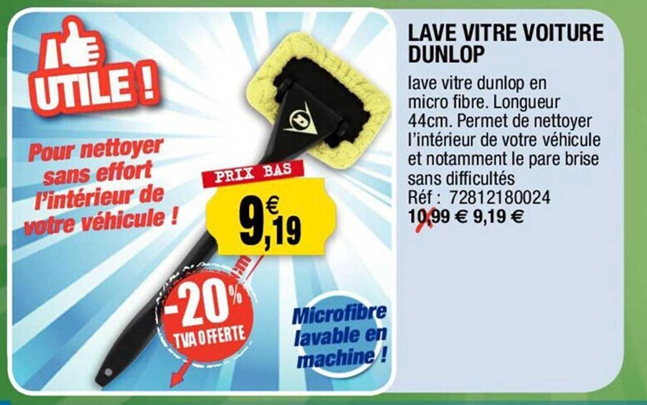 lave vitre voiture dunlop
