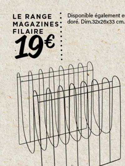 le range magazines filaire