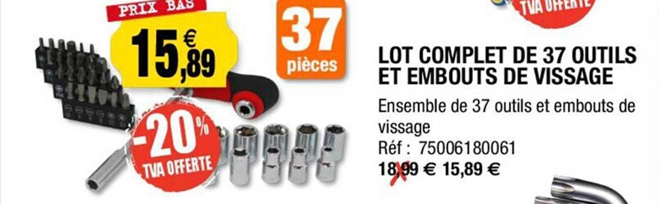 Lot Complet De 37 Outils Et Embouts De Vissage