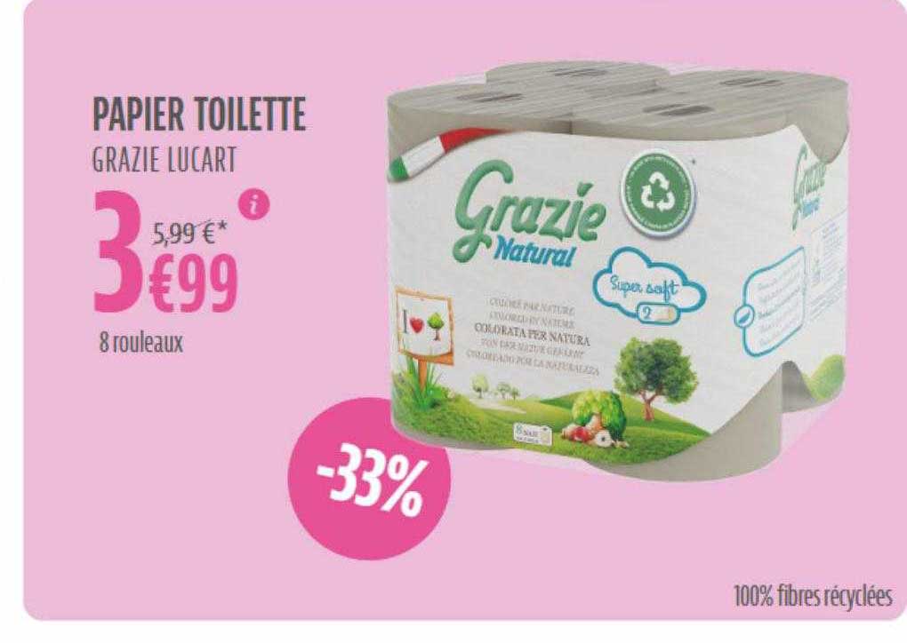 papier toilette grazie lucart