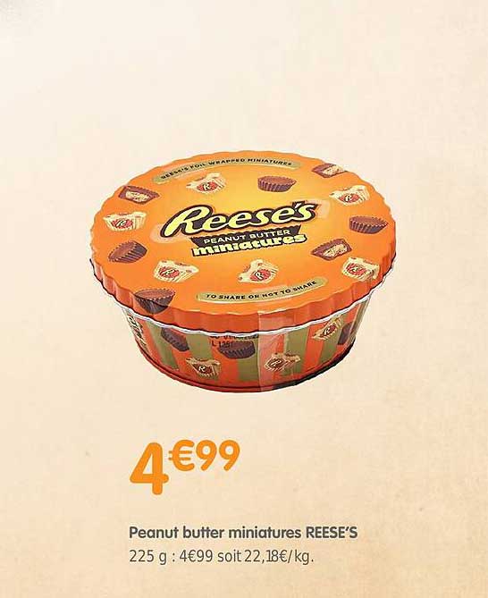 peanut butter miniatures reese's