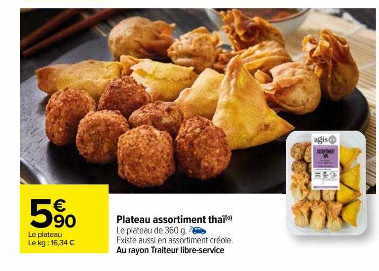 Plateau Assortiment Thaï