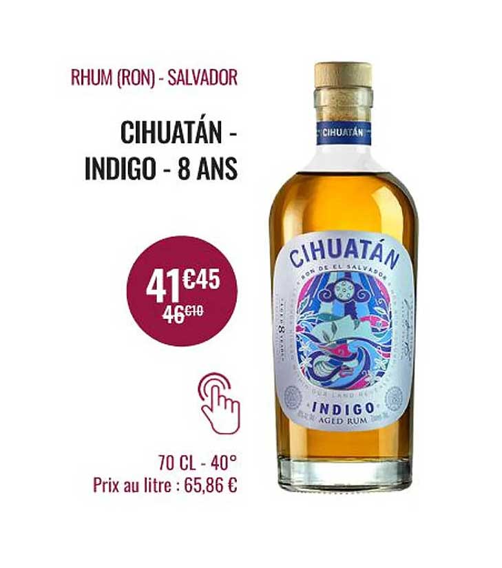 rhum (rum) - salvador cihuatán - indigo - 8 ans