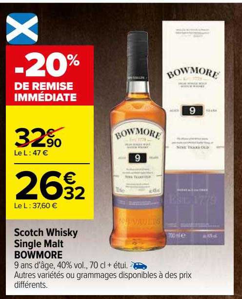 scotch whisky single malt bowmore