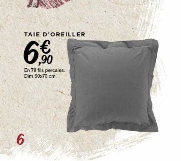 taie d'oreiller