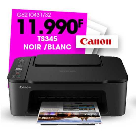 canon ts345 noir/blanc